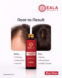 Neelibringadi Hair Oil – Root to Result Before After