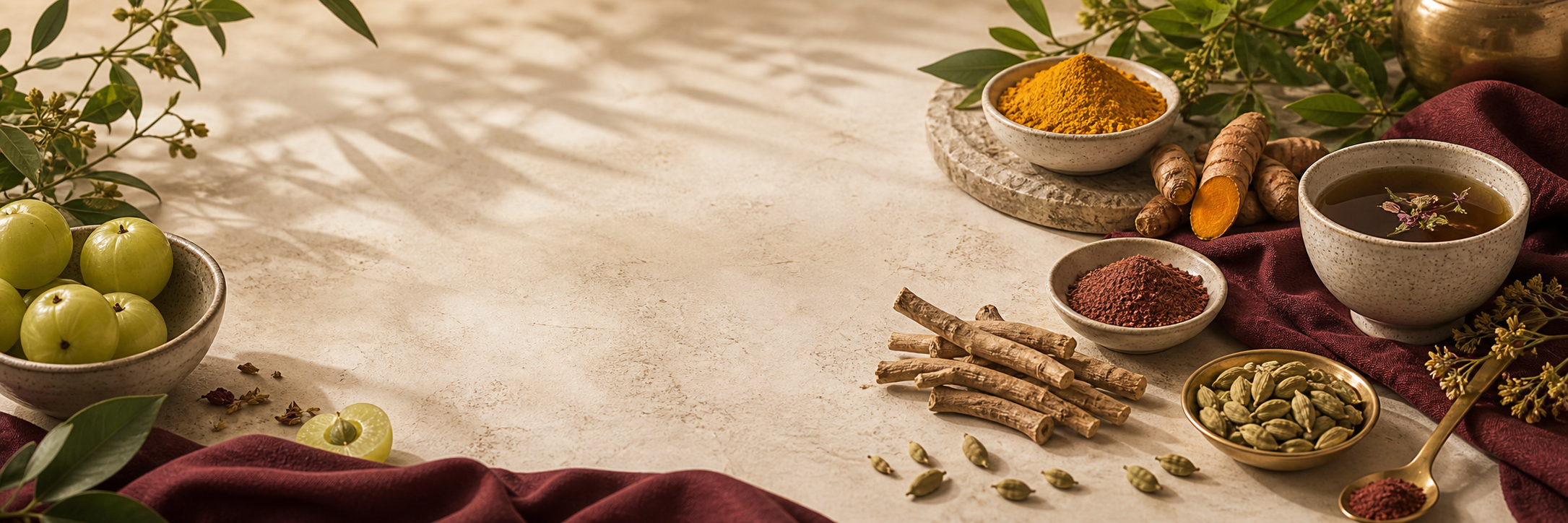 Wellness Ayurvedic collection banner